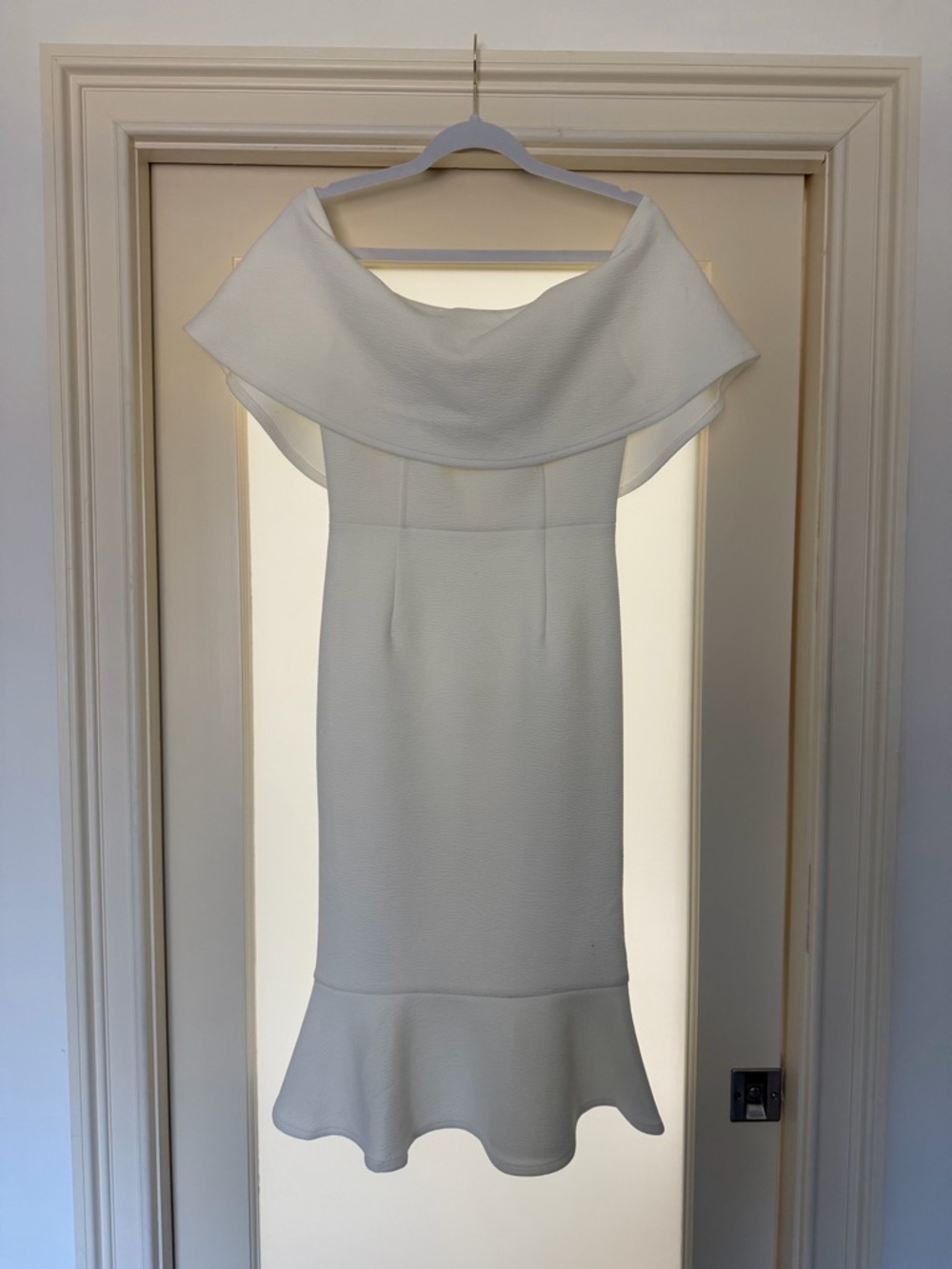 Esther and Co. Sia mini dress in white